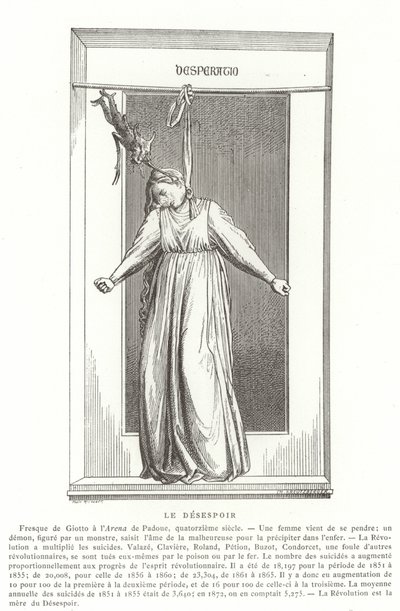 Desperation by Giotto di Bondone